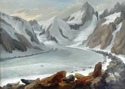 Glacier Finsteraar et Finsteraarhorn par Caspar Wolf Glacier Finsteraar et Finsteraarhorn par Caspar Wolf