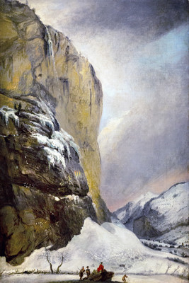 Staubach à Lauterbrunnen, par Caspar Wolf Staubach à Lauterbrunnen, par Caspar Wolf