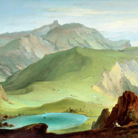 Seebergsee vu du Muntigalm par Caspar Wolf