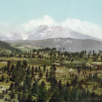 Long's Peak vu de Mont Alto, par Detroit Publishing Co N°0000053153