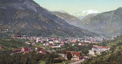 Manitou Springs et Pikes Peak, par Detroit Publishing Co N°0000051007 Manitou Springs et Pikes Peak, par Detroit Publishing Co N°0000051007