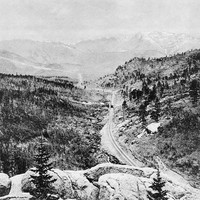 Pikes Peak par la voie ferrée