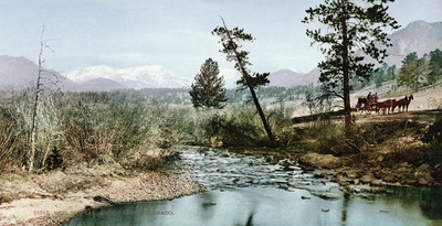 Ypsilon Mountain vue de Estes Park, par Detroit Publishing Co N°0000051012 Ypsilon Mountain vue de Estes Park, par Detroit Publishing Co N°0000051012