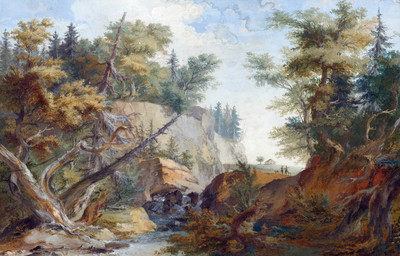 En randonnée par Caspar Wolf En randonnée par Caspar Wolf