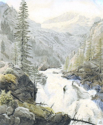 L'Urgisbach à Visnell par Johann Jakob Meyer (Meier)