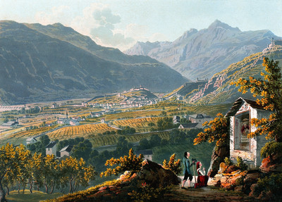  Bellinzona par Johann Jakob Meyer (Meier)