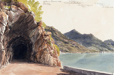 Le lac de Côme à Dervio par Johann Jakob Meyer (Meier)