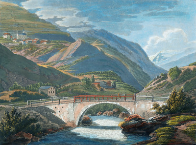 Ponte Stelvio par Johann Jakob Meyer (Meier)