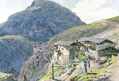 Bagni di Bormio par Johan Jacob Meyer (Meier)