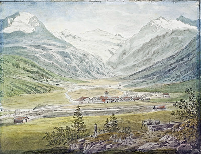 Hinterrhein par Johan Jacob Meyer (Meier)