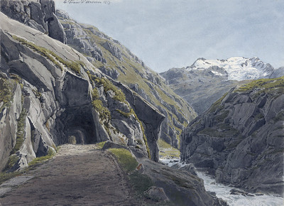 Urnerloch, par Johan Jacob Meyer (Meier)