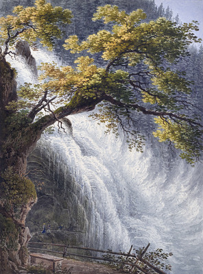 Cascade du Giessbach, par Johan Jacob Meyer (Meier)