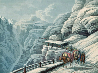 La gorge Cardinell par Johan Jacob Meyer (Meier)