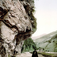 La route Vladikavkaz / Tbilissi, en 1900 par Photoglob N°0000008869