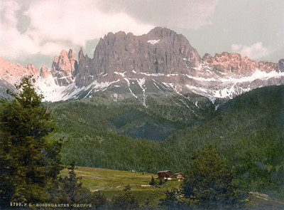 Rosengarten, en 1900 par Photoglob N°0000008790 Rosengarten, en 1900 par Photoglob N°0000008790