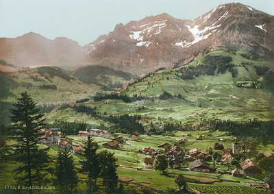 Adelboden en 1900, par Photoglob N°0000008773 Adelboden en 1900, par Photoglob N°0000008773