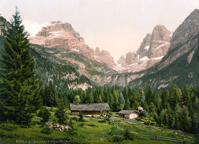 Cima Tosa di Brenta, en 1900 par Photoglob N°0000009332 Cima Tosa di Brenta, en 1900 par Photoglob N°0000009332