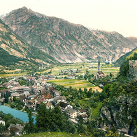 Landeck, en 1900, par Photoglob N°0000009308