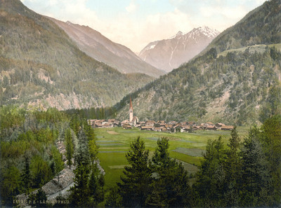 Längenfeld, en 1900, par Photoglob N°0000016921