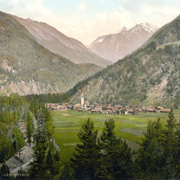Längenfeld, en 1900, par Photoglob N°0000016921