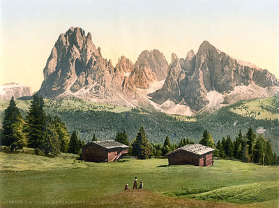 Groupe du Langkoffel vu du N, par Photoglob N°0000016940 Groupe du Langkoffel vu du N, par Photoglob N°0000016940