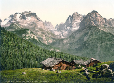 Groupe de Brenta, en 1900, par Photoglob N°0000009334 Groupe de Brenta, en 1900, par Photoglob N°0000009334