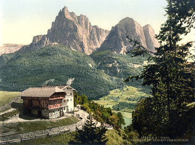 Seis, Schlern, en 1900, par Photoglob N°0000016931 Seis, Schlern, en 1900, par Photoglob N°0000016931