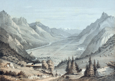 Valais vu du SW par Adrien Cuvillier