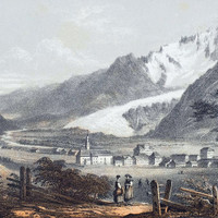 Chamonix, Glacier des Bois, Drus, par Adrien Cuvillier