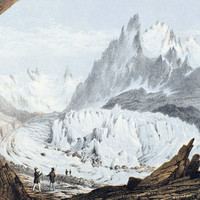La mer de Glace vue du Chapeau par Adrien Cuvillier