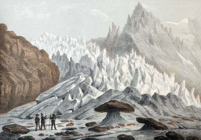 Glacier de Talèfre par Adrien Cuvillier