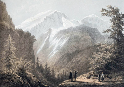 Vue des Montets par Adrien Cuvillier