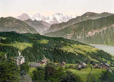 Beatenberg, Alpes bernoises, en 1900 par Photoglob N°0000008800
