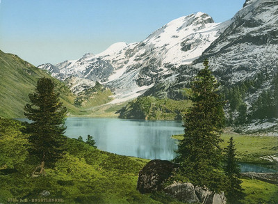 Engstlensee et Wendenstock, en 1900, par Photoglob N°0000008356