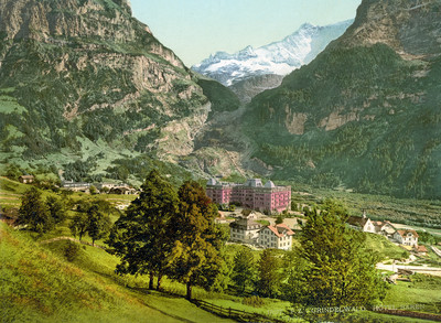 Grindelwald, en 1900, par Photoglob N°0000017077