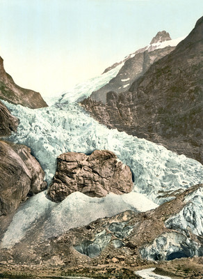 Glacier Supérieur de Grindelwald, en 1900, par Photoglob N°0000017588