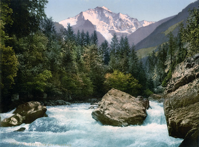 Jungfrau, en 1900, par Photoglob N°0000017571