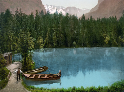 Blausee en 1900 par Photoglob N°0000008774