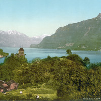 Lac de Brienz, en 1900, par Photoglob N°0000001266