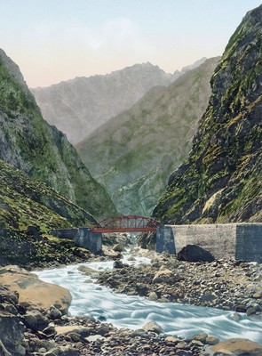 Route du Caucase, gorge de Darial