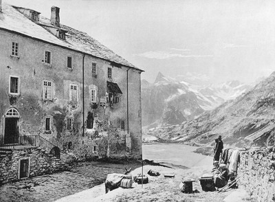 Hospice du Grand Saint Bernard par vittorio Sella Hospice du Grand Saint Bernard par vittorio Sella