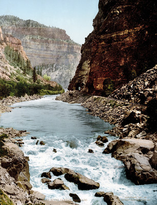 Shoshone rapids, Grand River (Colorado River), par Detroit Publishing Co N°0000053147 Shoshone rapids, Grand River (Colorado River), par Detroit Publishing Co N°0000053147