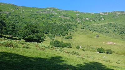 Cirque de Chamalière sur la commune d'Albepierre-Bredons