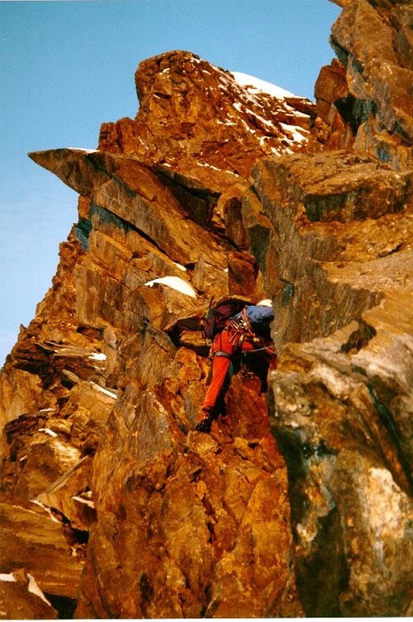 Arete NE de la Lenzspitze