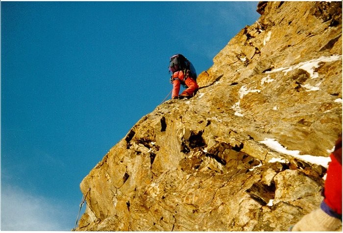 Arete NE de la Lenzspitze