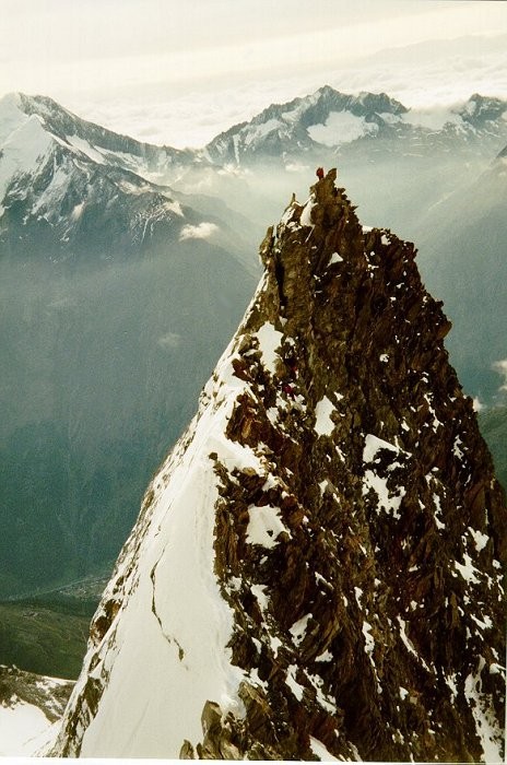 Arete NE de la Lenzspitze