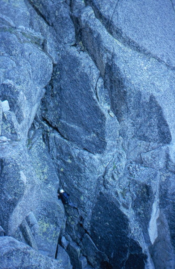 Couloir N - Col de l'Etala - fissure en III