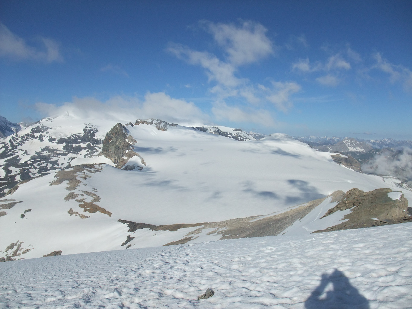 Pointe de la Réchasse : vue sur les glacier de la vanoise. - Camptocamp.org