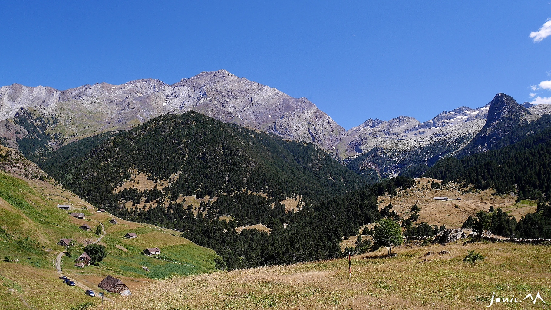 Grand Batchimale / Pic Schrader Par la punta del Sabre depuis Viados